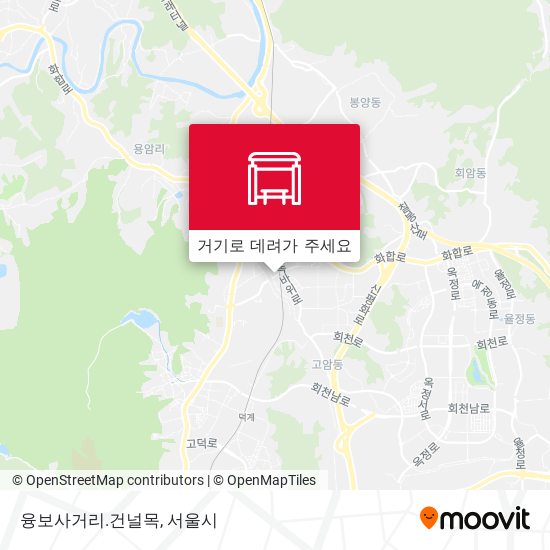 융보사거리.건널목 지도