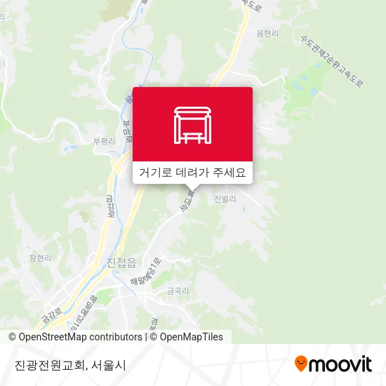 진광전원교회 지도