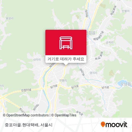 중포마을.현대택배 지도