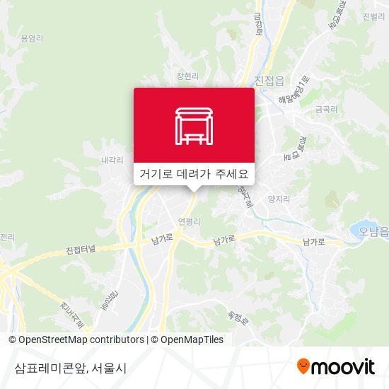 삼표레미콘앞 지도