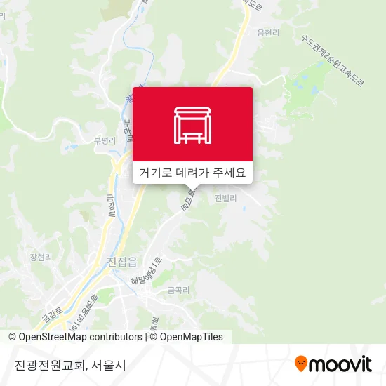 진광전원교회 지도