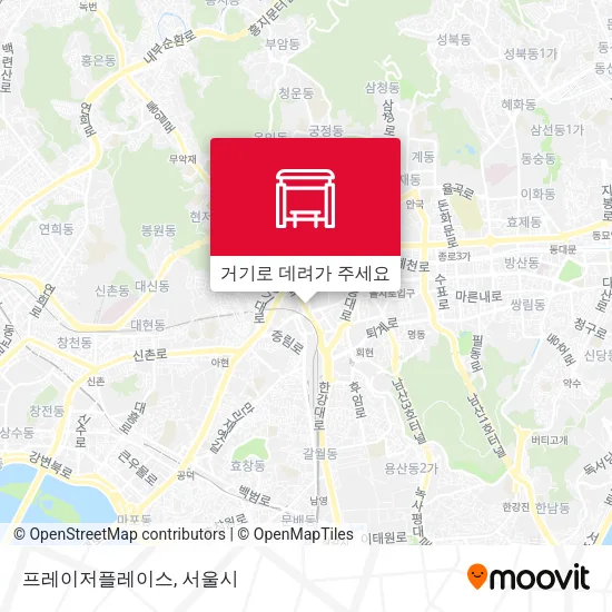 프레이저플레이스 지도