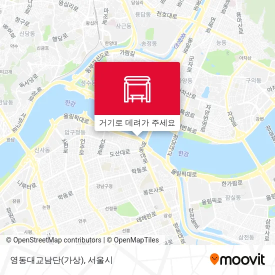영동대교남단(가상) 지도