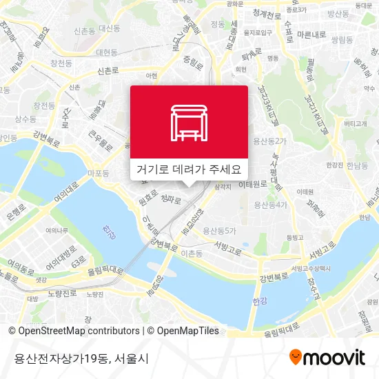 용산전자상가19동 지도