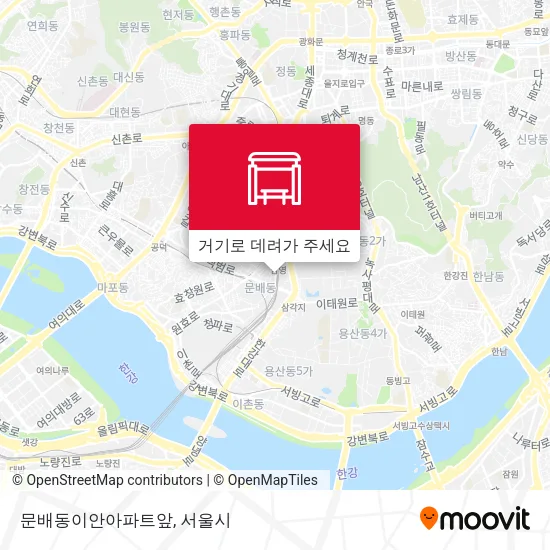 문배동이안아파트앞 지도