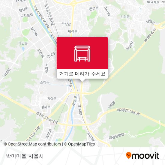 박미마을 지도