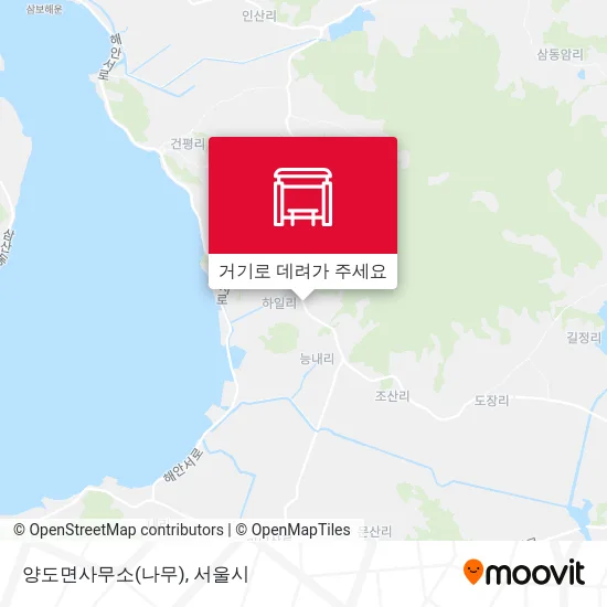 양도면사무소(나무) 지도