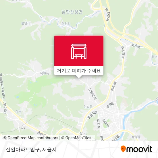 신일아파트입구 지도