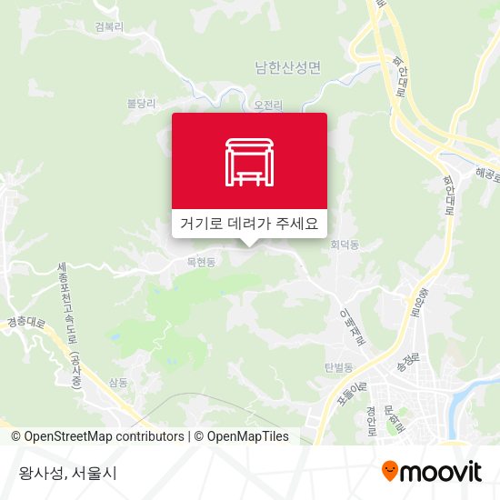 왕사성 지도