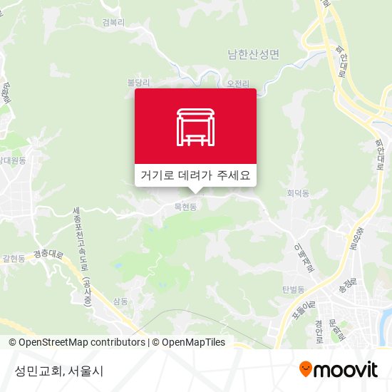 성민교회 지도