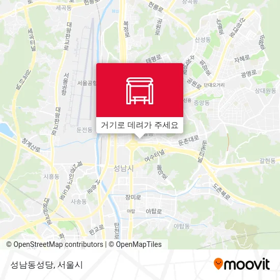성남동성당 지도