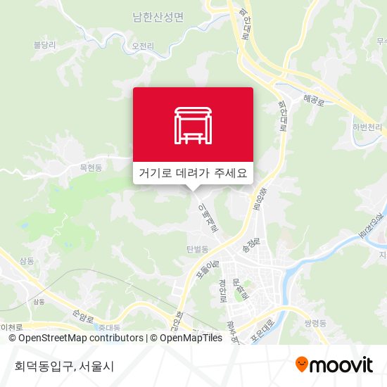 회덕동입구 지도