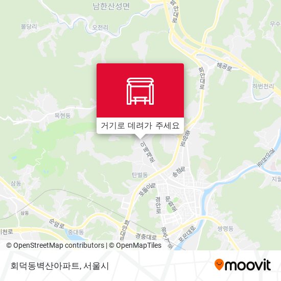 회덕동벽산아파트 지도