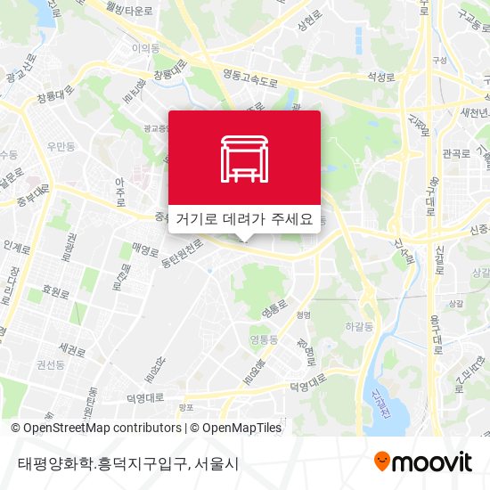 태평양화학.흥덕지구입구 지도