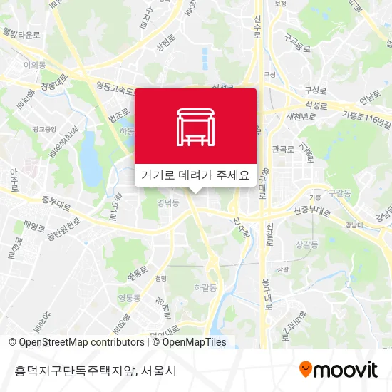 흥덕지구단독주택지앞 지도