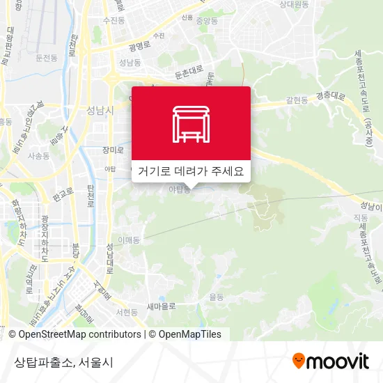 상탑파출소 지도
