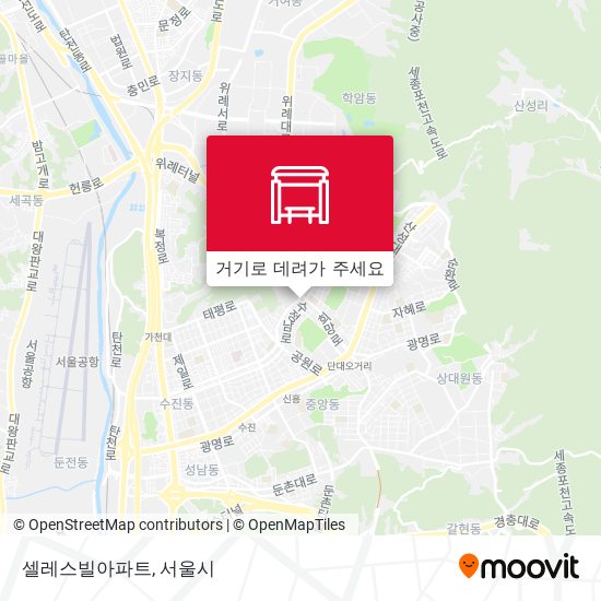 셀레스빌아파트 지도