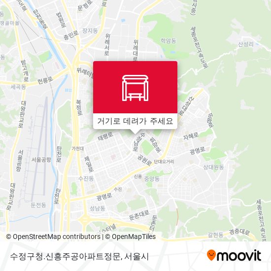 수정구청.신흥주공아파트정문 지도
