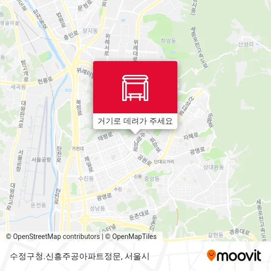 수정구청.신흥주공아파트정문 지도