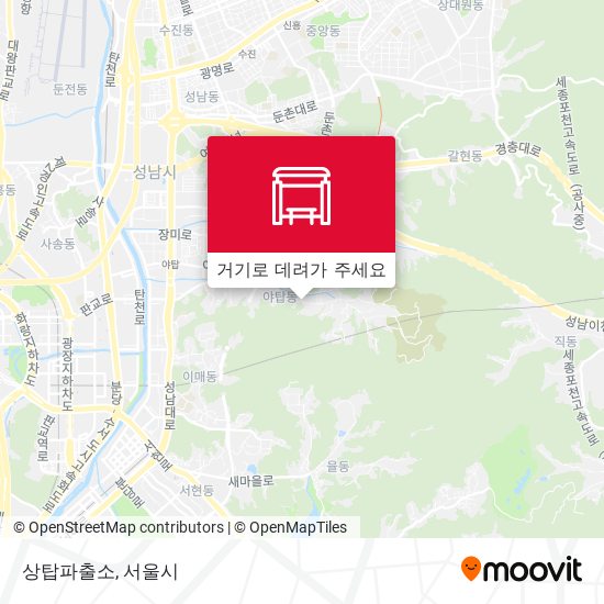 상탑파출소 지도