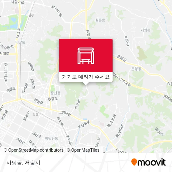 사당골 지도