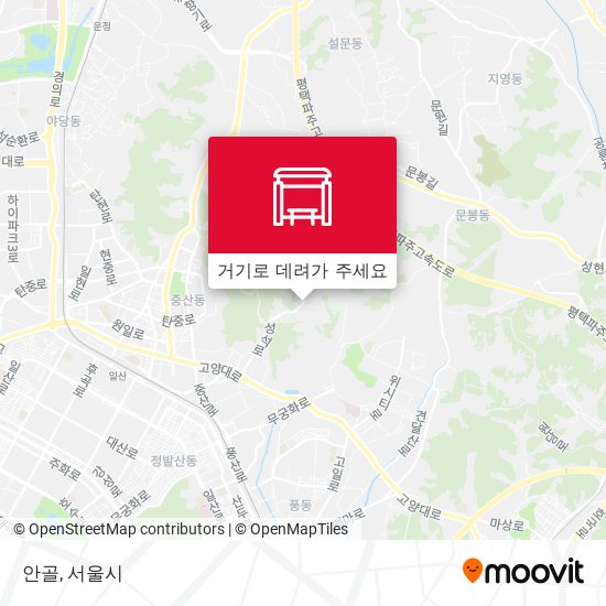 안골 지도