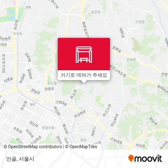 안골 지도