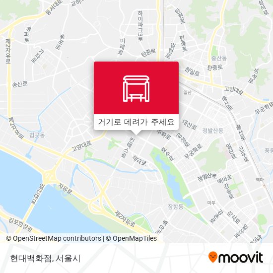 현대백화점 지도