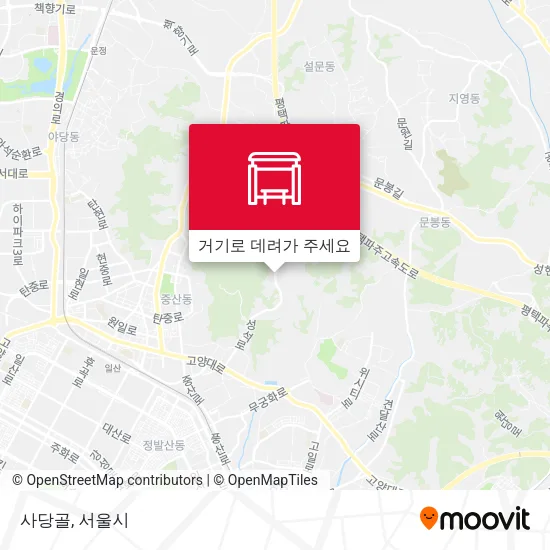 사당골 지도