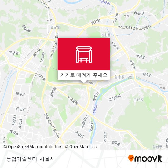 농업기술센터 지도