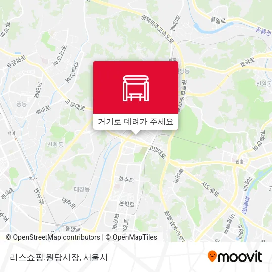 리스쇼핑.원당시장 지도