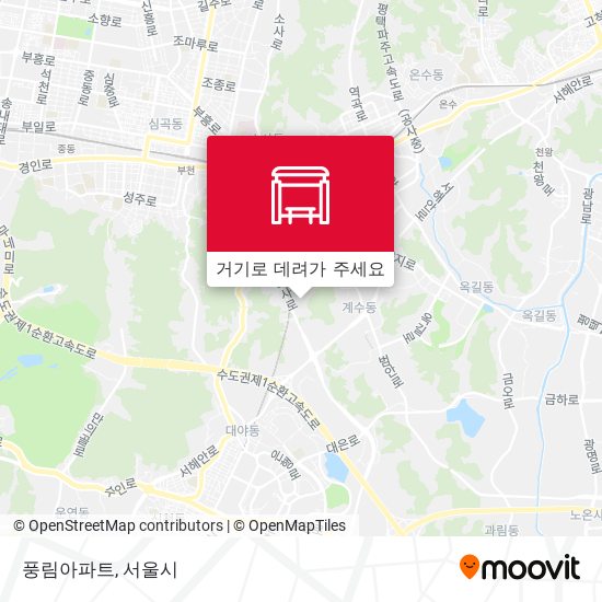풍림아파트 지도
