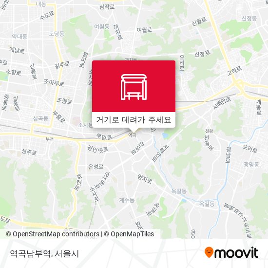 역곡남부역 지도