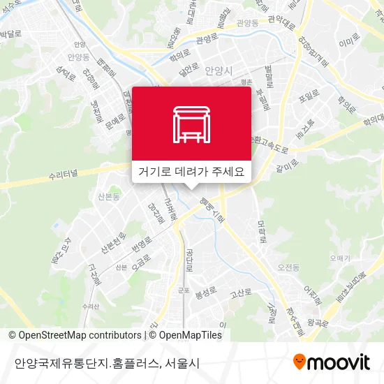 안양국제유통단지.홈플러스 지도