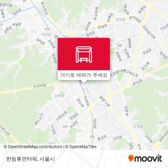 한림휴먼타워 지도