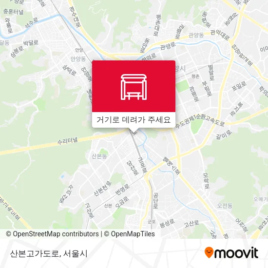 산본고가도로 지도
