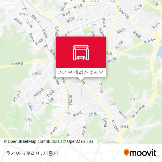 호계아크로리버 지도