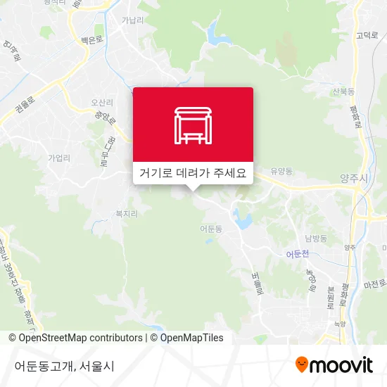 어둔동고개 지도