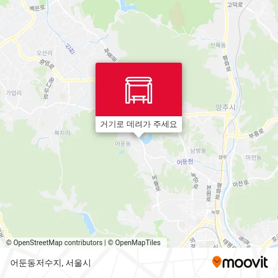 어둔동저수지 지도