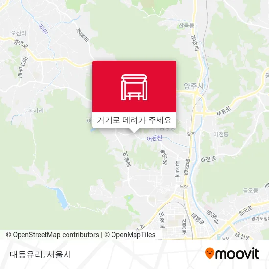 대동유리 지도