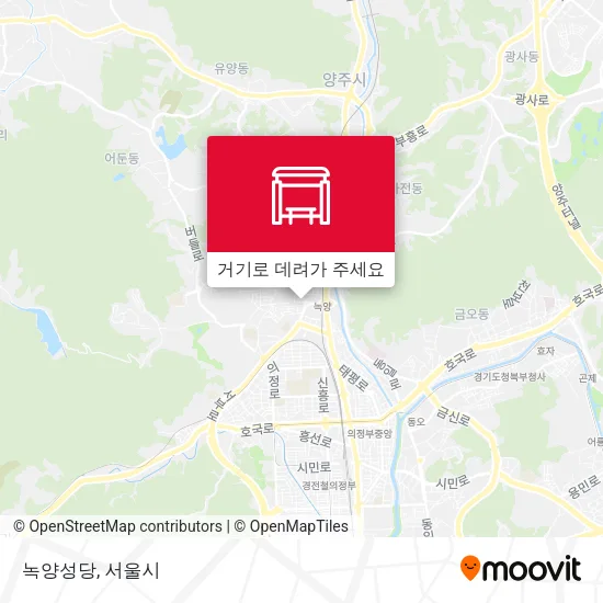 녹양성당 지도