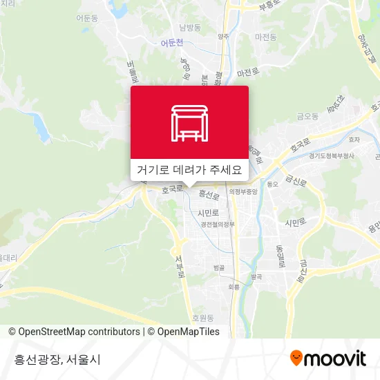 흥선광장 지도