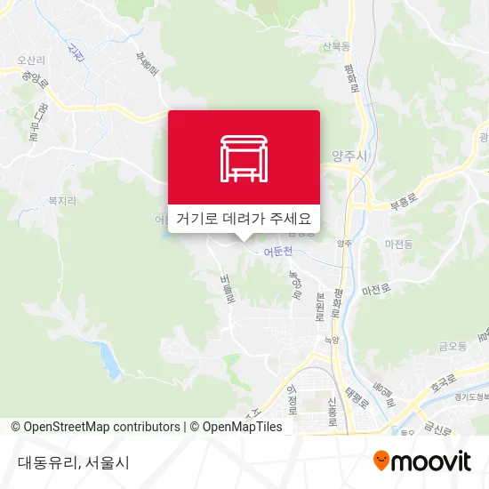 대동유리 지도