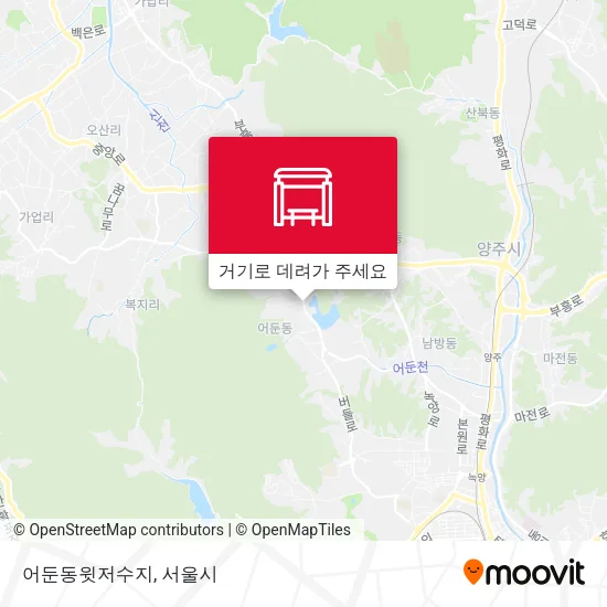 어둔동윗저수지 지도