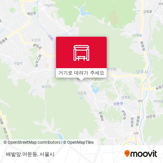 배밭앞.어둔동 지도