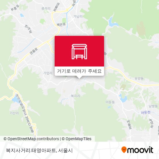 복지사거리.태영아파트 지도