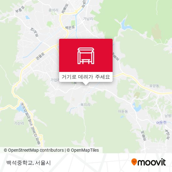 백석중학교 지도