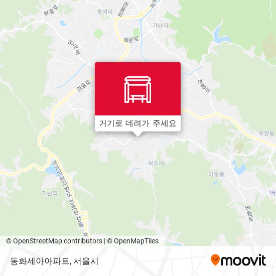 동화세아아파트 지도