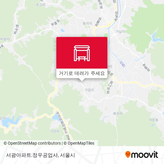 서광아파트.정우공업사 지도