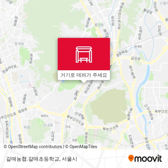갈매농협.갈매초등학교 지도